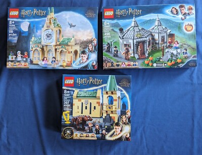 LEGO Harry Potter  75947 Buckbeak rescue, 76398 Hospital Wing & 76387 Fluffy