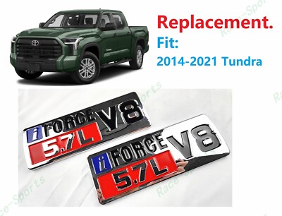 Overlay Emblem Badge Fit 2014-2024 Tundra SR5 4X4 Limited - Foto 4