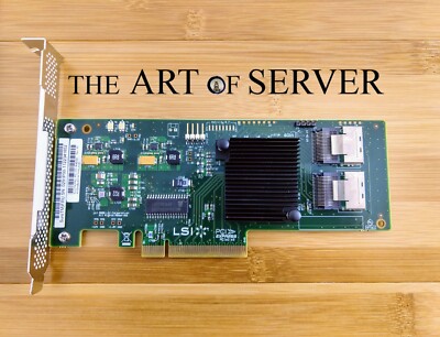 Genuine LSI 6Gbps SAS HBA LSI 9211-8i (=9201-8i) P20 IT Mode ZFS FreeNAS unRAID