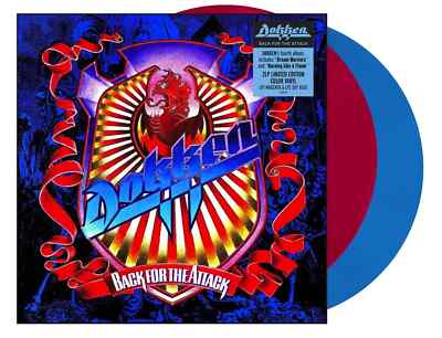 Dokken   Back For The Attack - 2 x Colored LP Vinyl Records 12'' - NEW Sealed