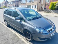 2010 60 VAUXHALL ZAFIRA 1.9 CDTi EXCLUSIV AUTOMATIC IN GREY.CHEAP AUTO 7 SEATER.