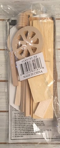 Lot of 2 New * Wood Model Kit-Covered Wagon 8.5