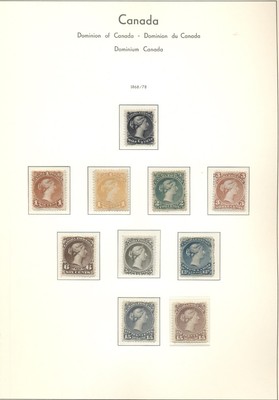 CANADA COLLECTION 1851-1999, in 3 albums, virtually complete, Scott $52,155.00