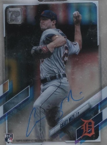 2021 Topps Clearly Authentic Autographs - Casey Mize #CAA-CM