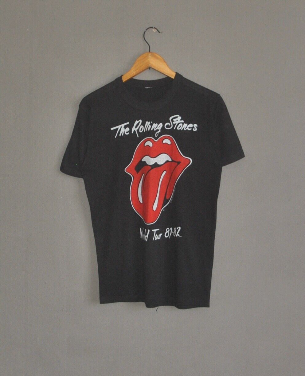 Vintage ROLLING STONES 1981-1982 World Tour Concert Rock 80s Vintage ROLLING STONES 1981-1982 World Tour Concert Rock 80s