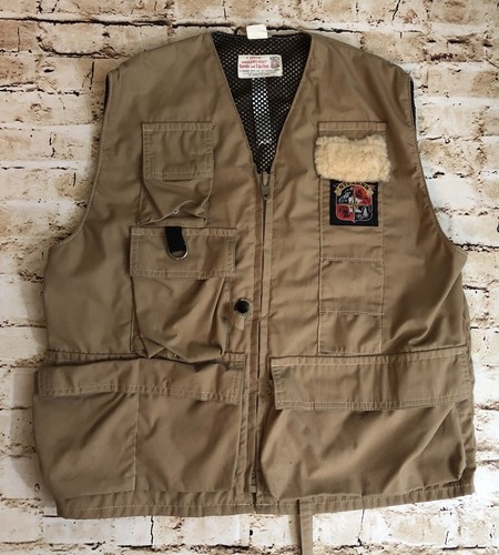 MENS Small Stearns Sports Anglers Fishing Vest FISH USA