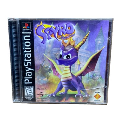 SONY PlayStation PS1 - Spyro the Dragon (BLACK LABEL) CIB Complete - Tested 