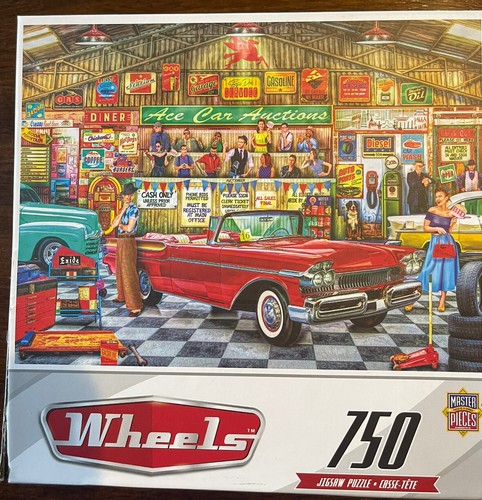 Wheels “The Auctioneer” - Jason Taylor Art - 750 Pc Jigsaw Puzzle