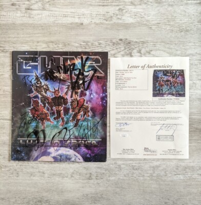 RARE Gwar 2009 Lust In Space SIGNED Tour Program Book JSA Authenticated LOA