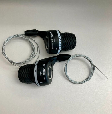 microSHIFT 3x7(21) Speed Compatible for Shimano Bicycle Twist Grip Gear Shifters