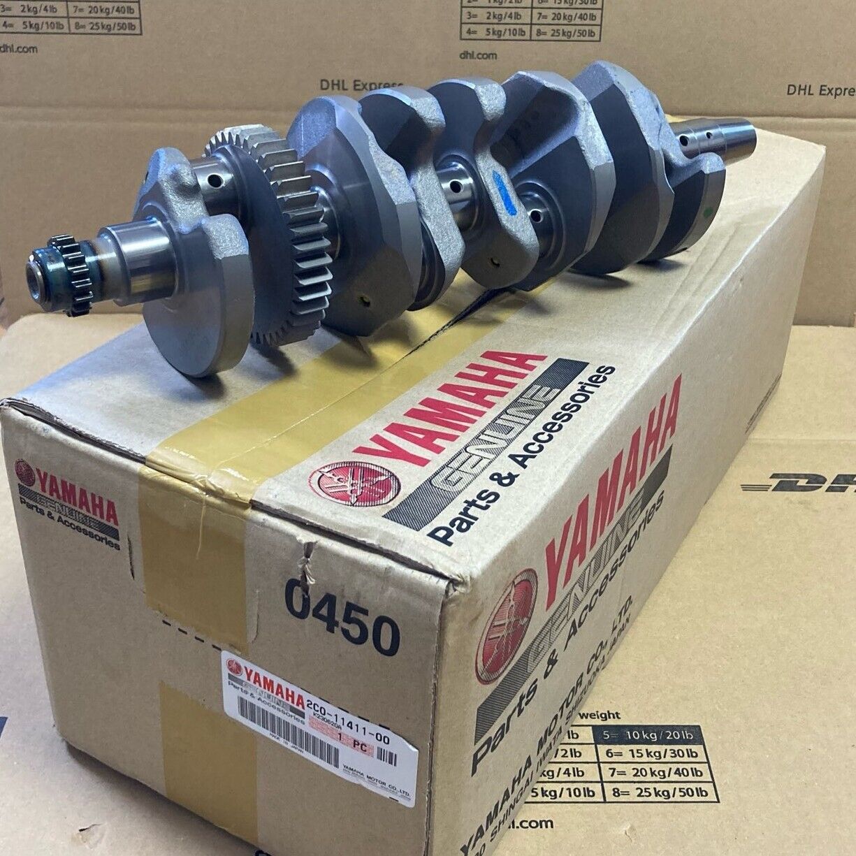 NEW】Yamaha Genuine 2006-2023 YZFR6 R6 Crankshaft 2C0-11411 NEW】Yamaha Genuine 2006-2023 YZFR6 R6 Crankshaft 2C0-11411