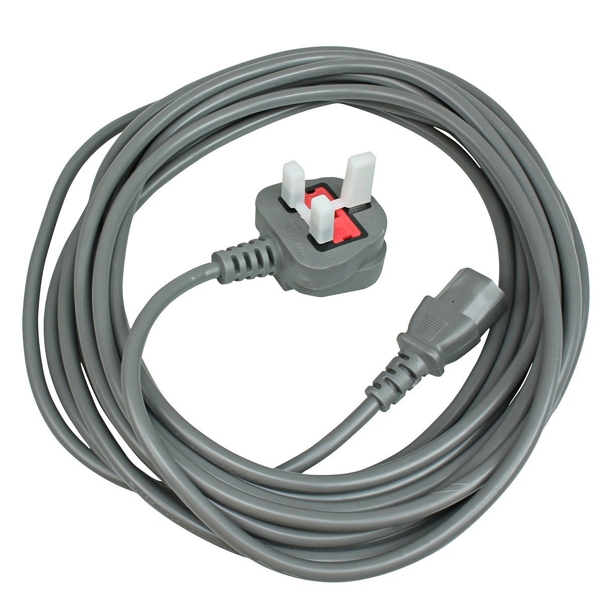 Power Lead Mains Cable for Nilfisk G90 GM80 Vacuum Cleaners (UK Plug, 2