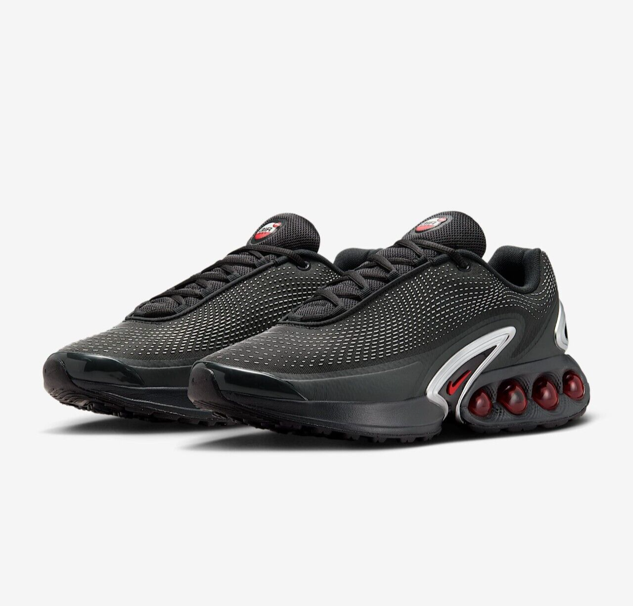 NIKE Air Max Dn DV3337-016 Black Black Metallic Silver