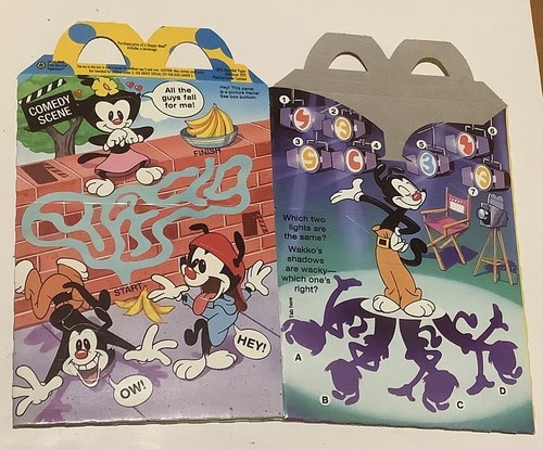 AMERICANA - happy maniaAMERICANA Carl's Jr. 1998 ANIMANIACS Warner Bros CARTOON Animaniac