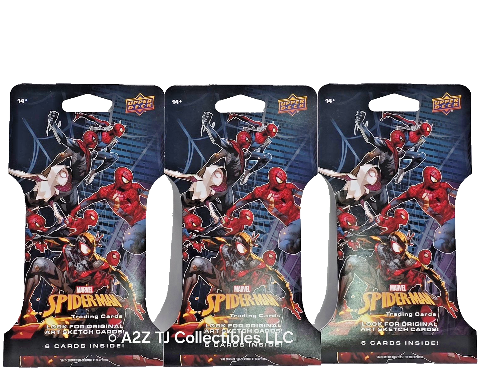 Upper Deck Marvel Spider-Man 2024 (3) Packs Factory Sealed