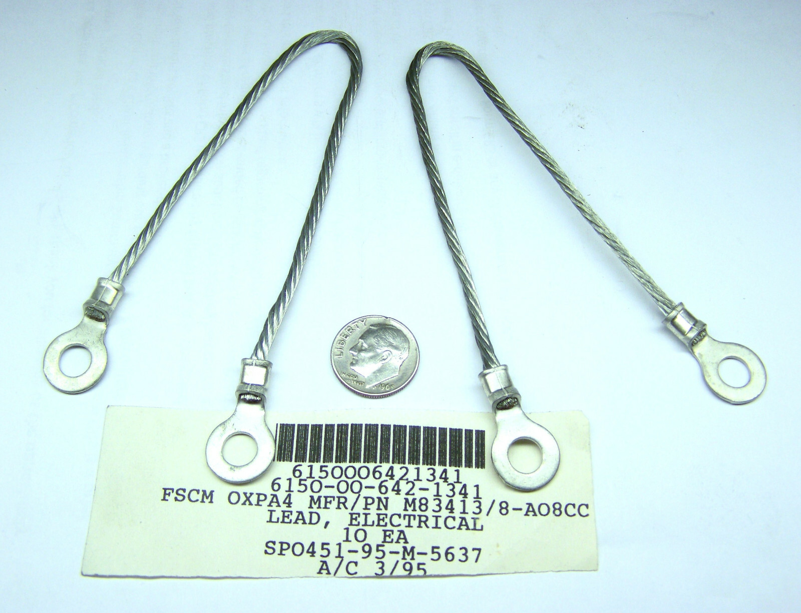 ノイミー 2 AF TECH M83413/8-A08CC NOS JUMPER GROUND LEAD ASSY 8