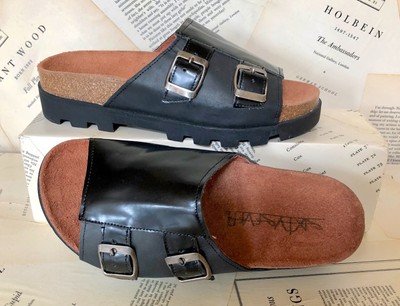 

Сандалии Sixty Seven на платформе, кожаные, черные 36/ 5,5-6, Black leather
