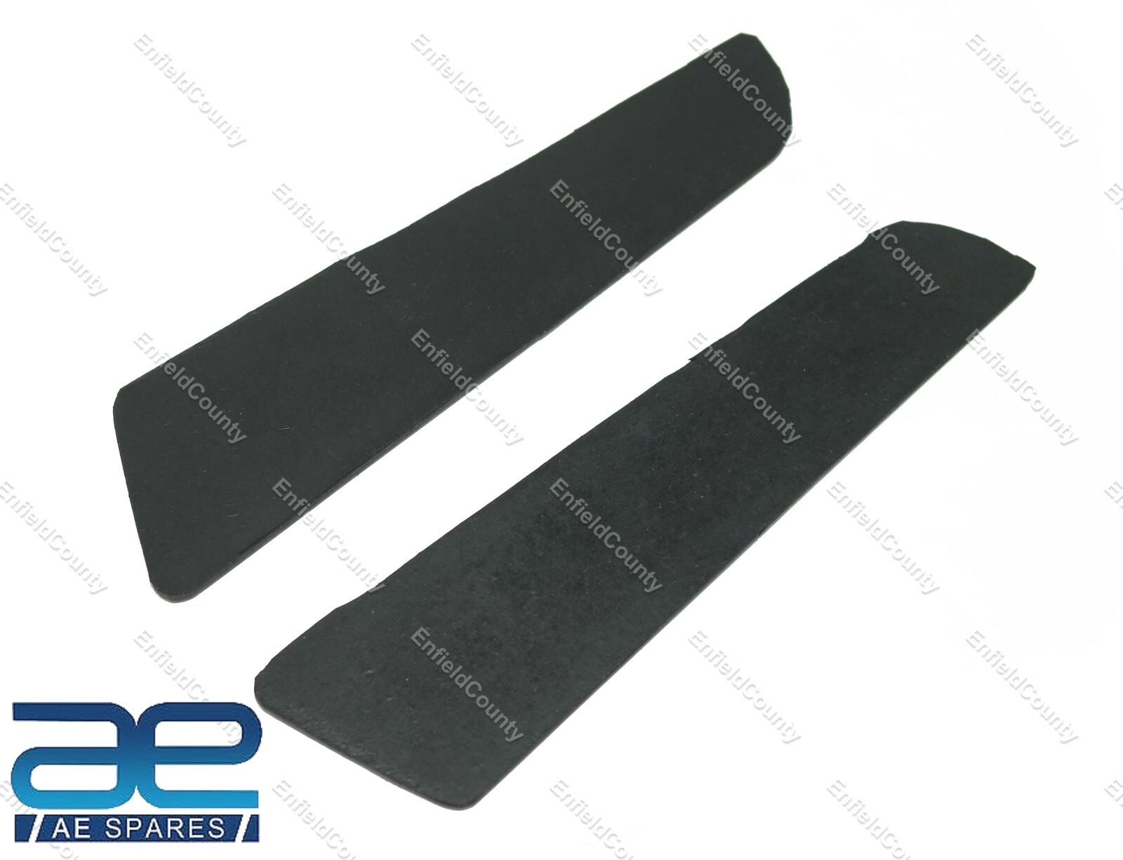 For NORTON ES2 ATLAS DOMINATOR Slimline Fuel Tank Knee Grip Black Pair 