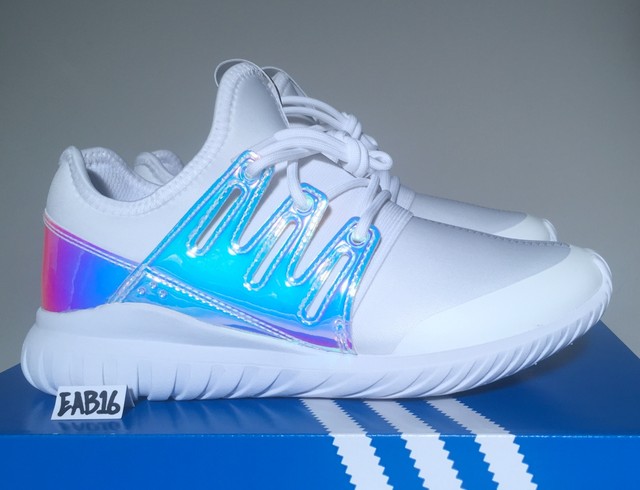 adidas tubular radial iridescent grade school