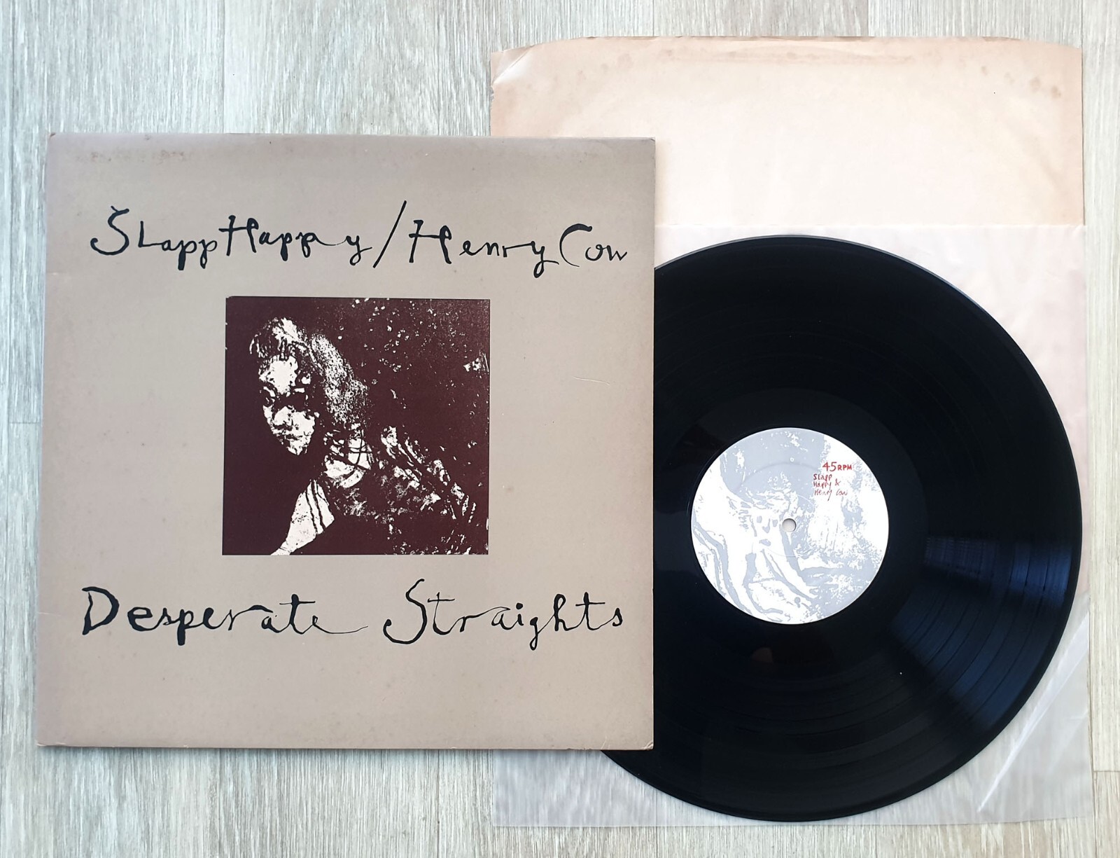 Slapp Happy / Henry Cow Desperate Straights LP 45 RPM 1982