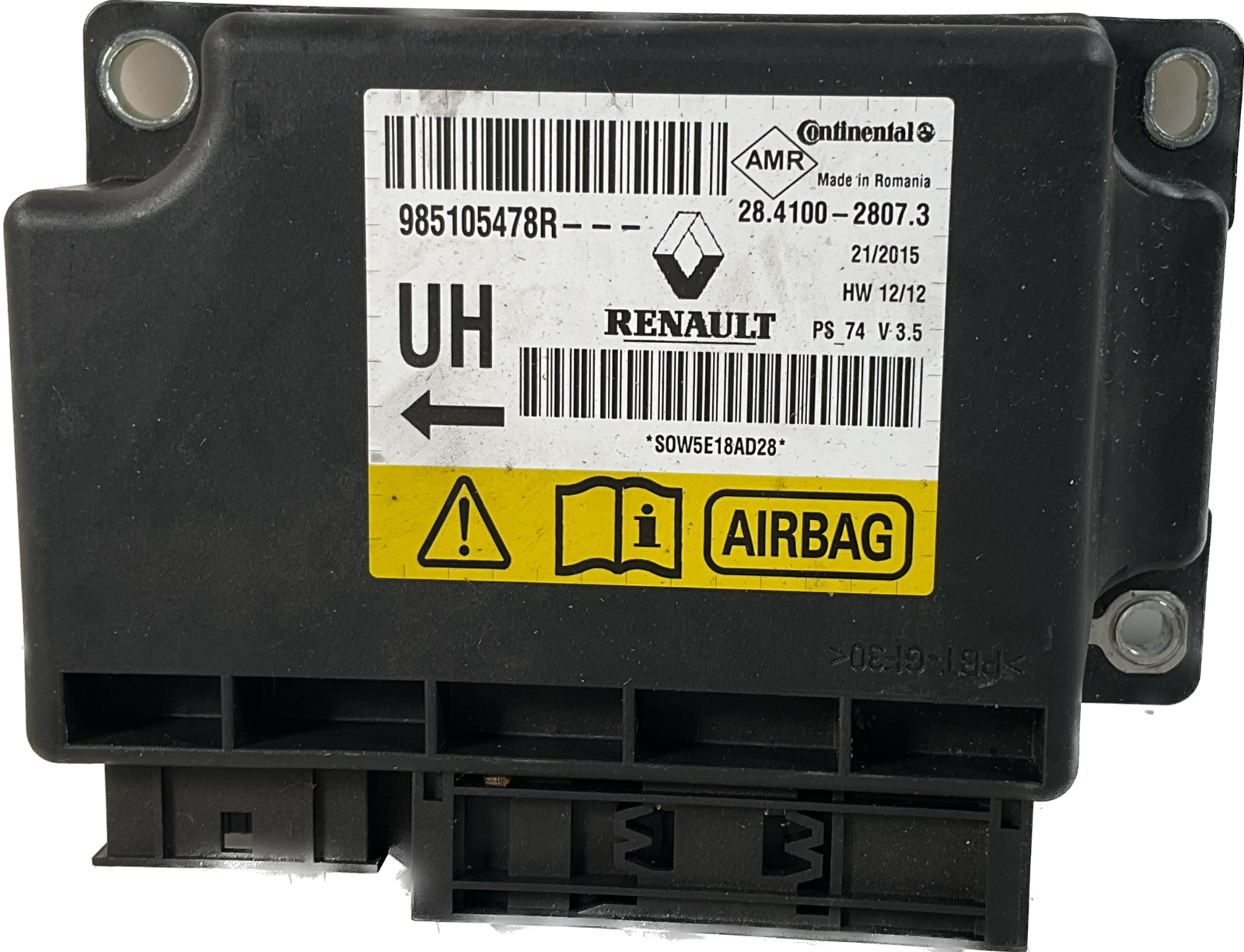 Centralina airbag per model RENAULT MEGANE III 2014 codice ricambio: 985105478R