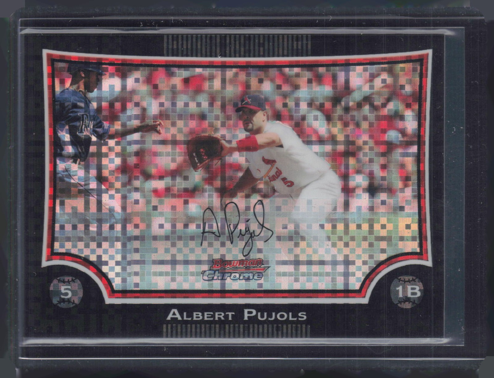 2009 Bowman Chrome XFractor #2 Albert Pujols /250