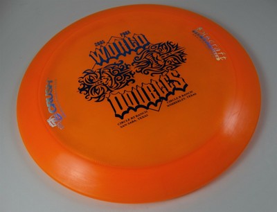 Discraft Disc Golf Elite Z Crush 2005 Doubles Stamp Orange Rare Pfn 4 Point