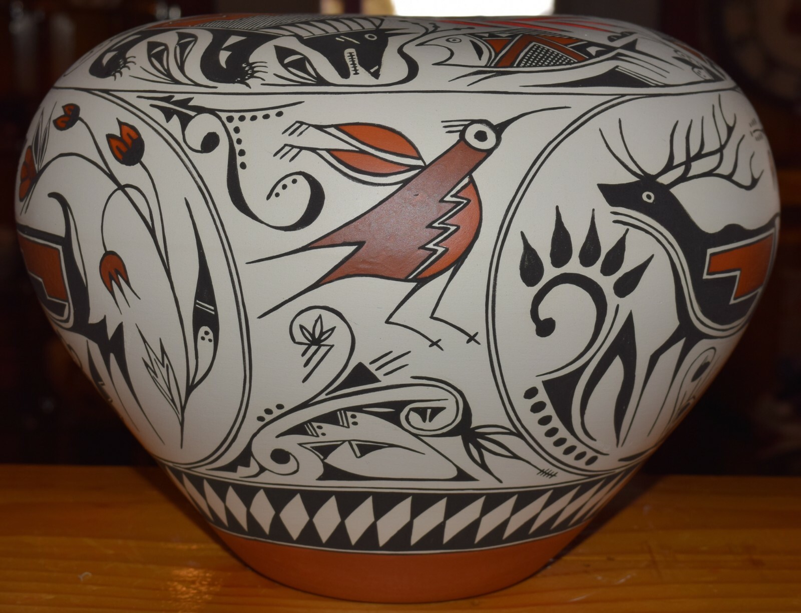 LARGE ROBERT TRUJILLO BEAR CLAW/BIRD/DEER/BEAR/DRAGONFLY... SEED VESSEL/AWESOME!