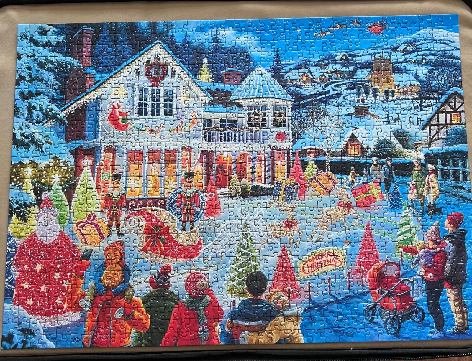 Ravensburger Christmas Jigsaw “ Almost Done”. 2023 Limited Edition 1000