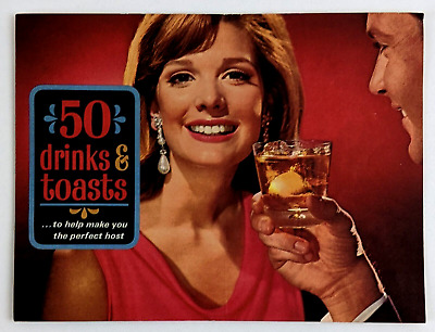 1960s Southern Comfort Whiskey 50 Drink Cocktail Recipies Toasts VTG Booklet