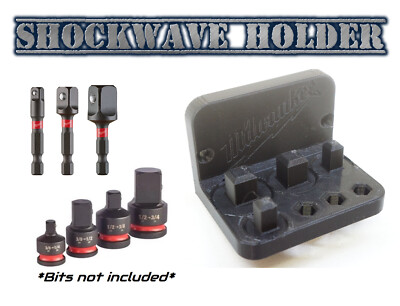 Impact Socket Adapter Holder for MILWAUKEE SHOCKWAVE Power Bit Square Tools