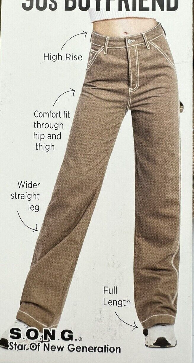 【HI FI FNK】Pasrty Brown Washed Denim ブラウン（茶色）系 HI FI FNK(ハイファイファンク) デニム