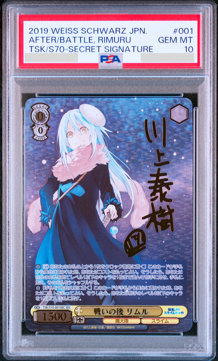 2019 WGP WISE SCHWARZ レム PSA 10 PSA 10 Signed Weiss Schwarz Re:Zero RZ/S46-T43SP SP Light of