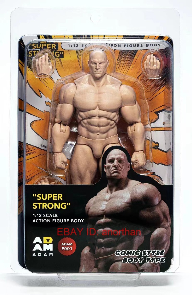 ADAM F001 1/12 SUPER STRONG フィギュア　マッチョ Preorder) ADAM super strong 1/12 male body action figure