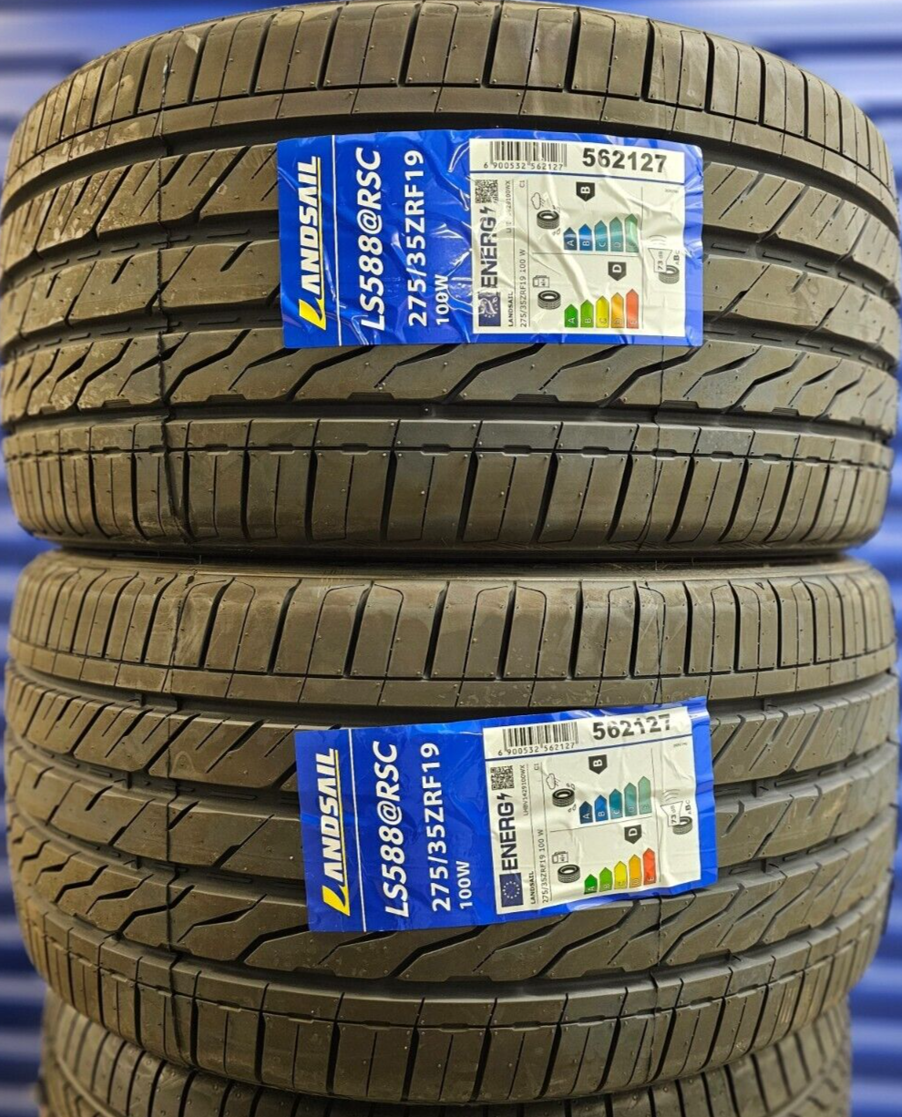 2X NEW LANDSAIL LS588 275/35 ZRFT19 XL 100Y RUNFLAT ROF