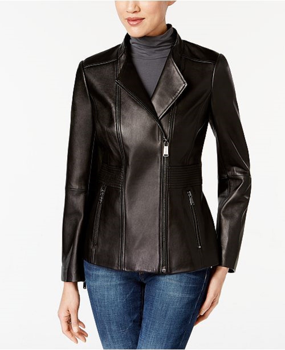 anne klein asymmetrical jacket