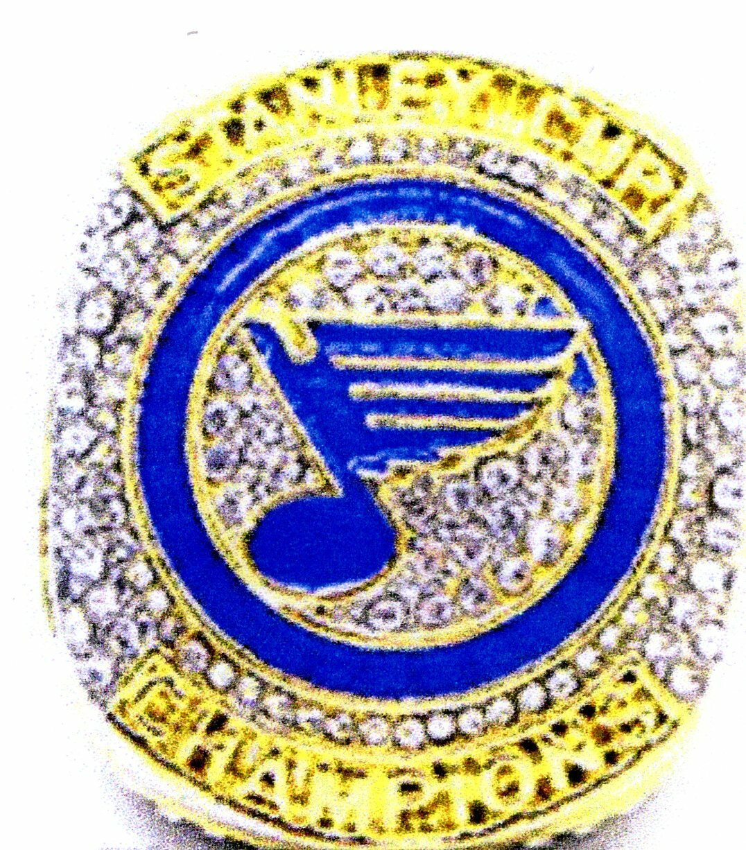 St. Louis Blues' Stanley Cup championship ring - Punk Dark