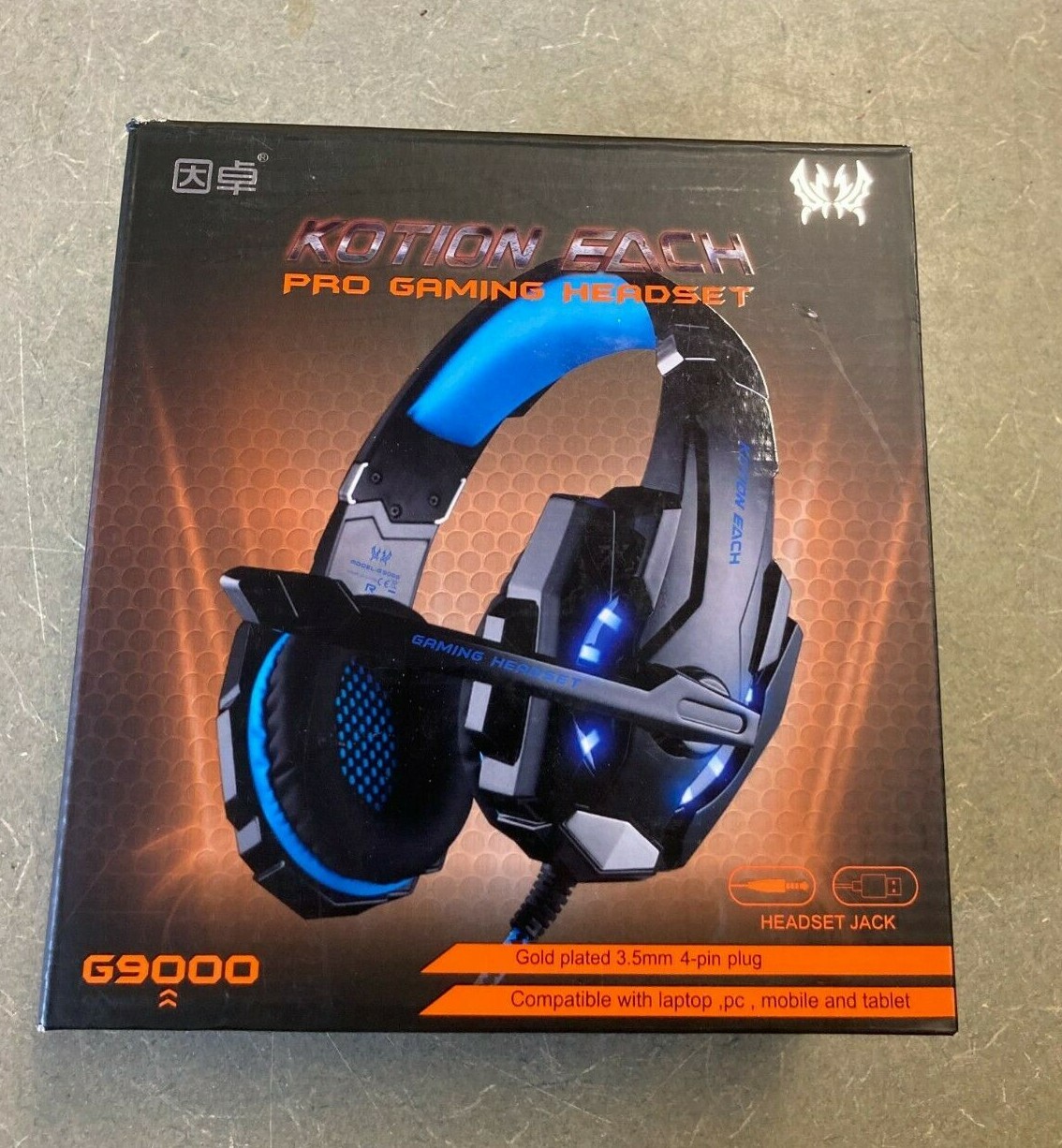 ヘッドホン KOTION EACH G9000 BLUE Amazon.com: KOTION EACH G9000 Headset 3.5mm Game Gaming