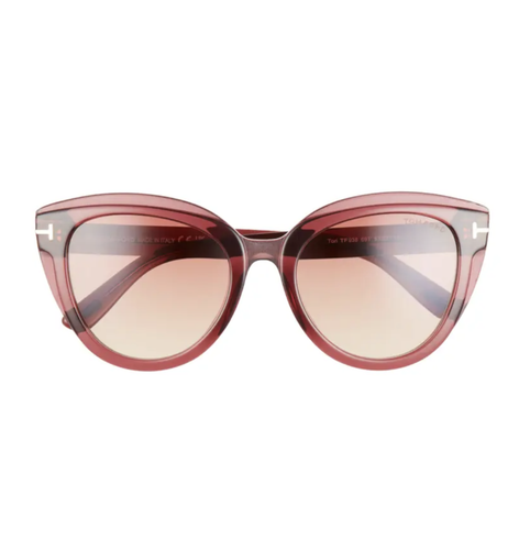 TOM FORD TOM FORD FT0938-69T-53 SHINY BORDEAUX SUNGLASSES