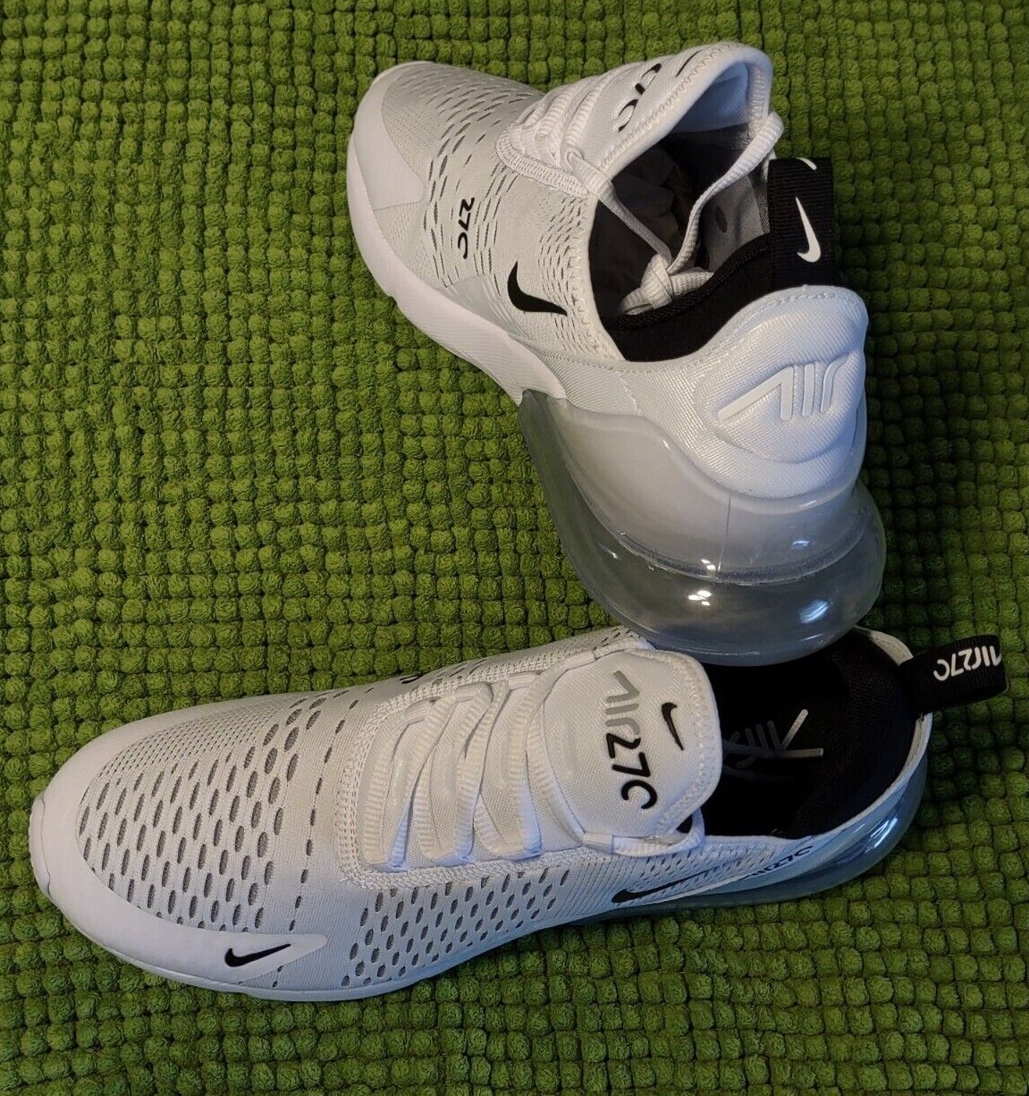 Nike Air Max 270 ホワイト シューズ Nike Air Max 270 AH8050-100 Men's White & Black Athletic