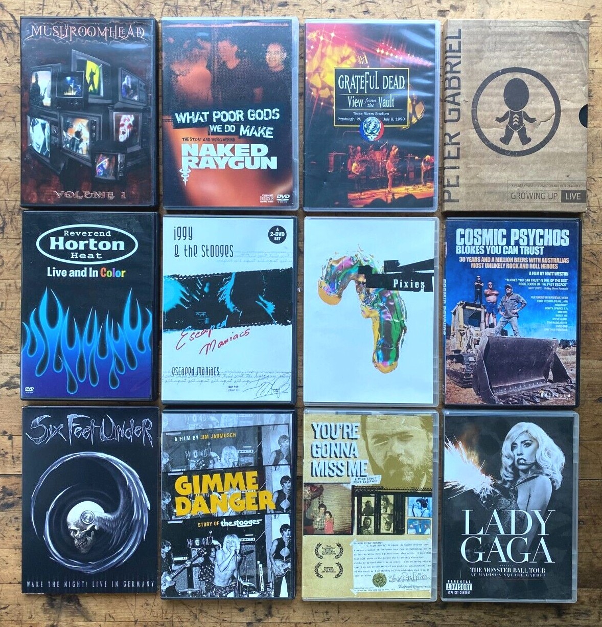 200+ Punk & Metal DVDs: The Damned, KMFDM, Pixies, The