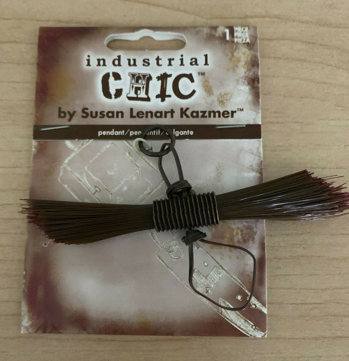 New Industrial Chic By Susan Lenart Kazmer Metal & Brush Pendant Jewelry Making