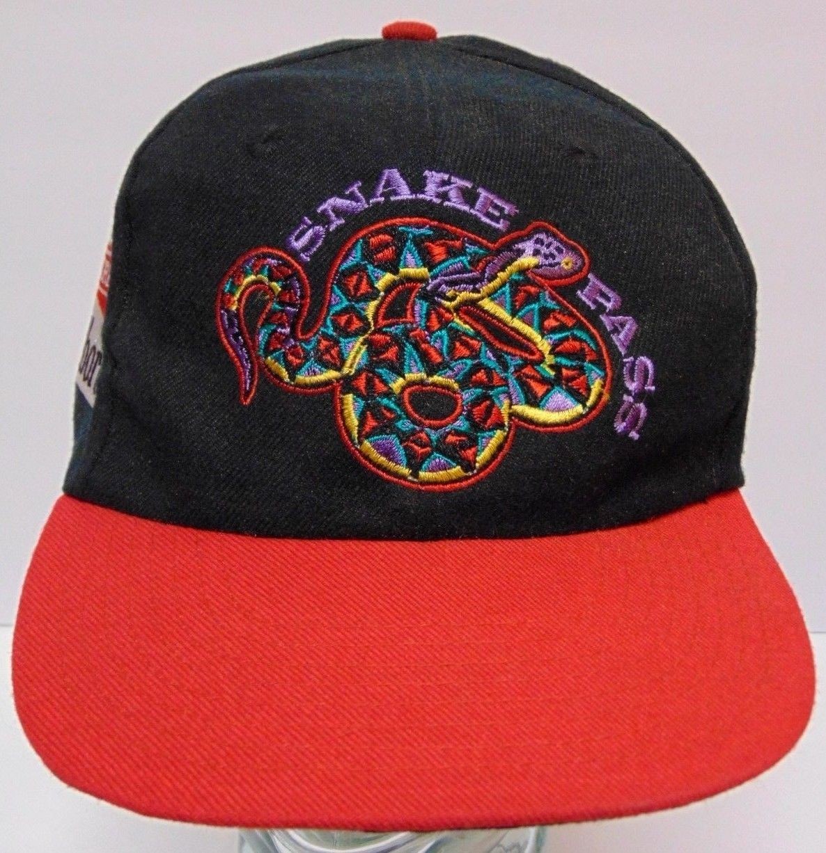Vintage 1990s MARLBORO CIGARETTES ADVERTISING ADVENTURE TEAM SNAKE PASS HAT CAP