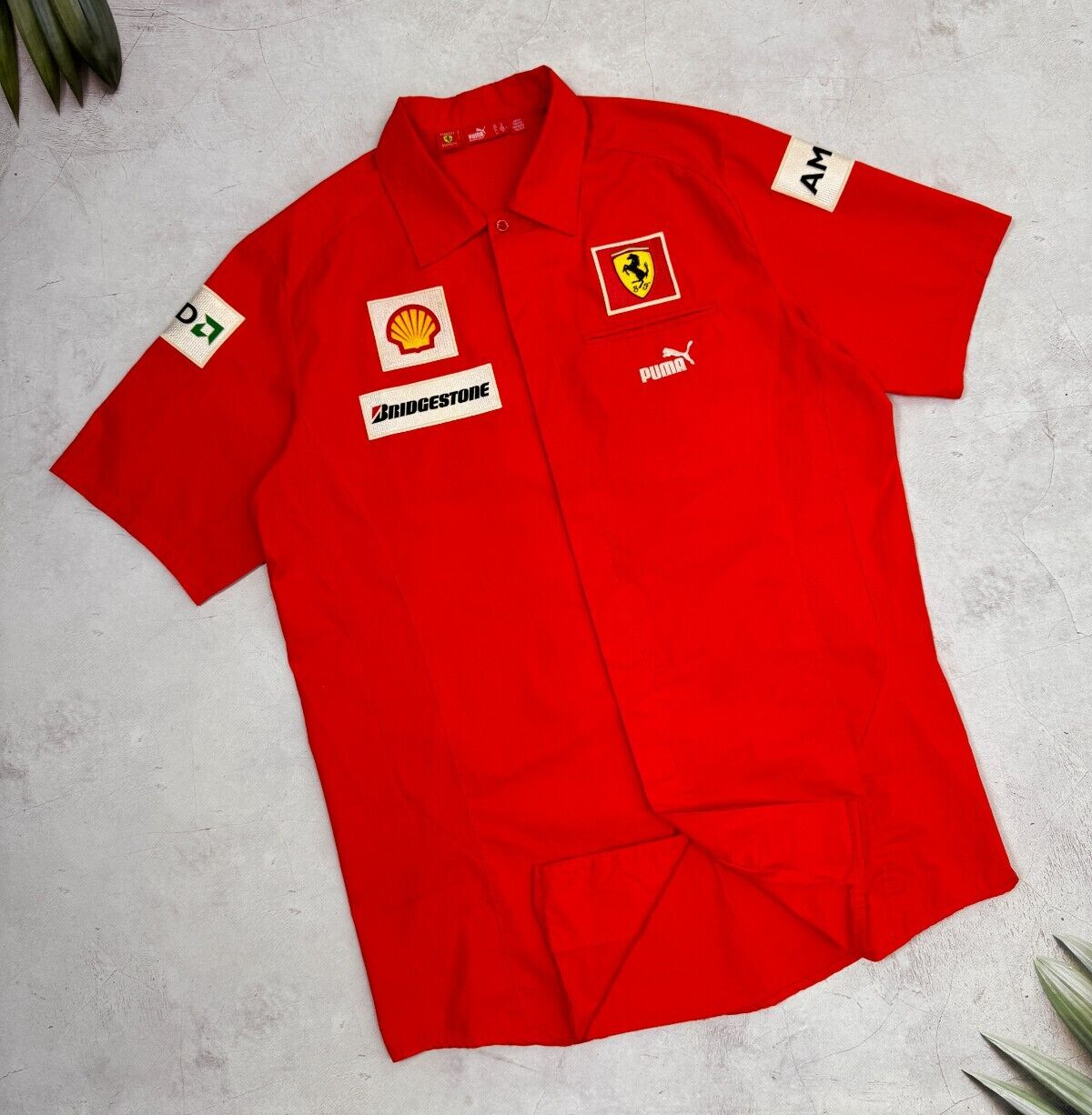 F1 Puma Ferrari Marlboro AMD 支給品 ポロシャツ M F1 Puma Ferrari Marlboro AMD 支給品 ポロシャツ M - メルカリ
