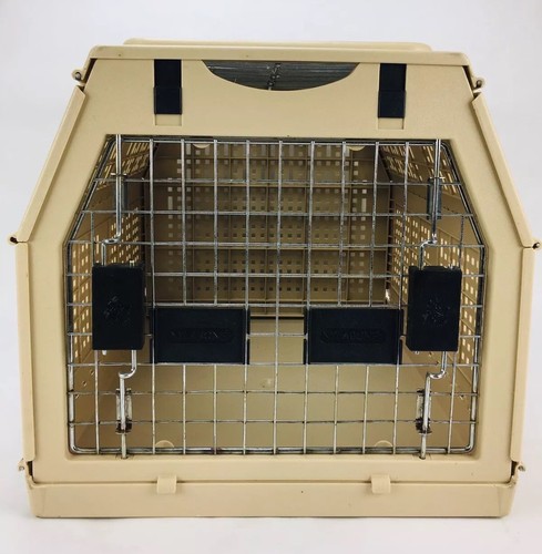 NYLABONE Medium Folding Collapsible Portable Pet Dog Cat Cage 21
