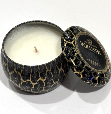 Voluspa Mini Tin Candle AMBRE LUMIERE 4 oz.