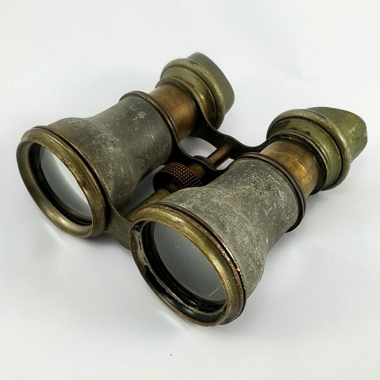Antique 1914-1920s Binoculars Brass 17mm x 40mm Steampunk Antique 1914-1920s Binoculars Brass 17mm x 40mm Steampunk