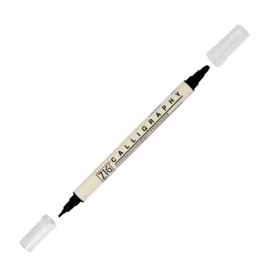 MS3400 Zig Memory System Dual Tip Calligraphy Marker, Choose Color