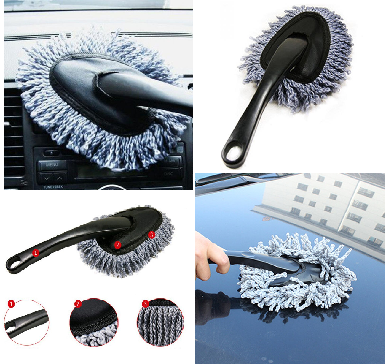 California Style Car Duster Cleaning Brush No Scratches Vax Tool