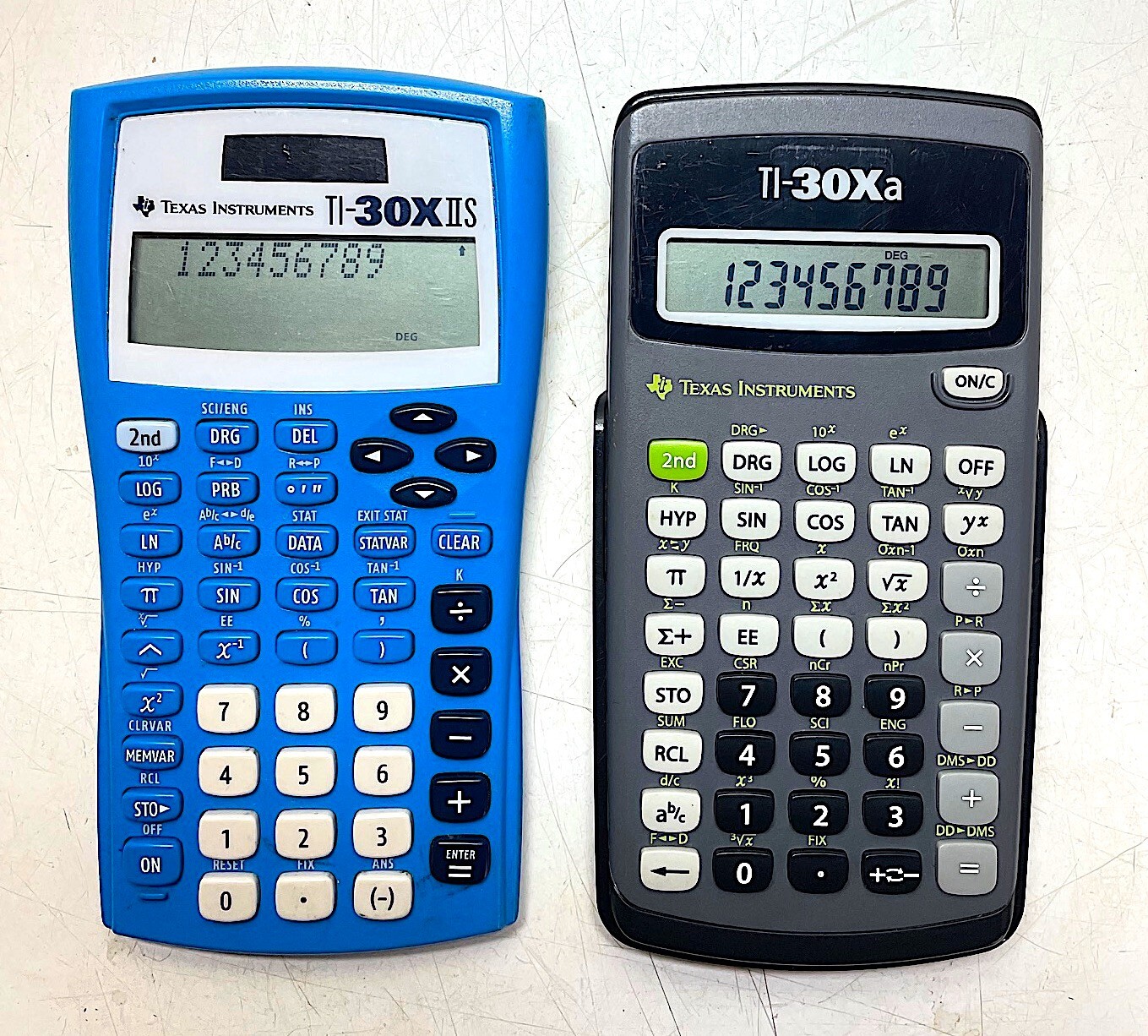 Texas Instruments, Calculator TI-30Xa, TI-30X IIS, LOT OF